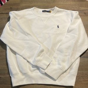 EUC women’s white Polo Ralph Lauren sweatshirt size M